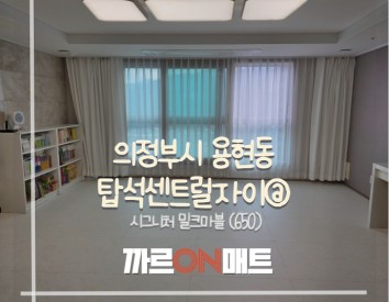 의정부시 탑석센트럴자이@//시그니처 밀크마블(650)