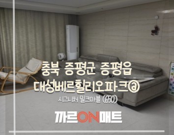 충북 증편군 배성베르힐리오파크@//시그니처 밀크마블(650)