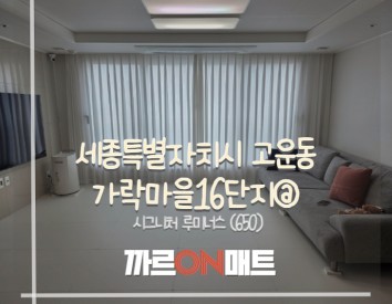 세종시 가락마을16단지@//시그니처 루미너스(650)
